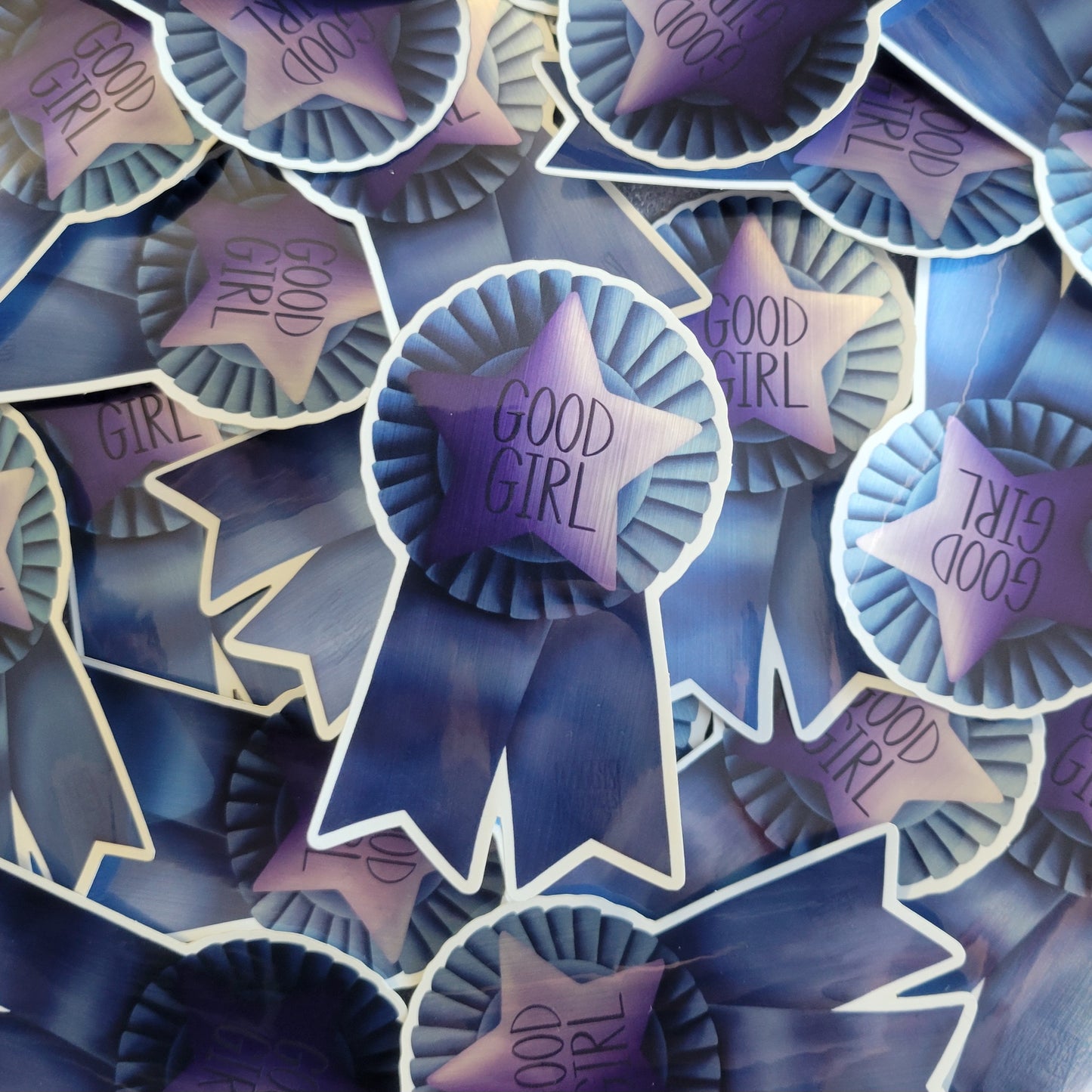 Good Girl Participation Ribbon Sticker