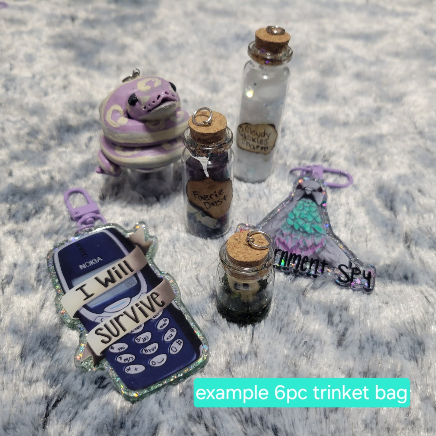 Trinket Mystery Bag 3pc,5pc or 6pc