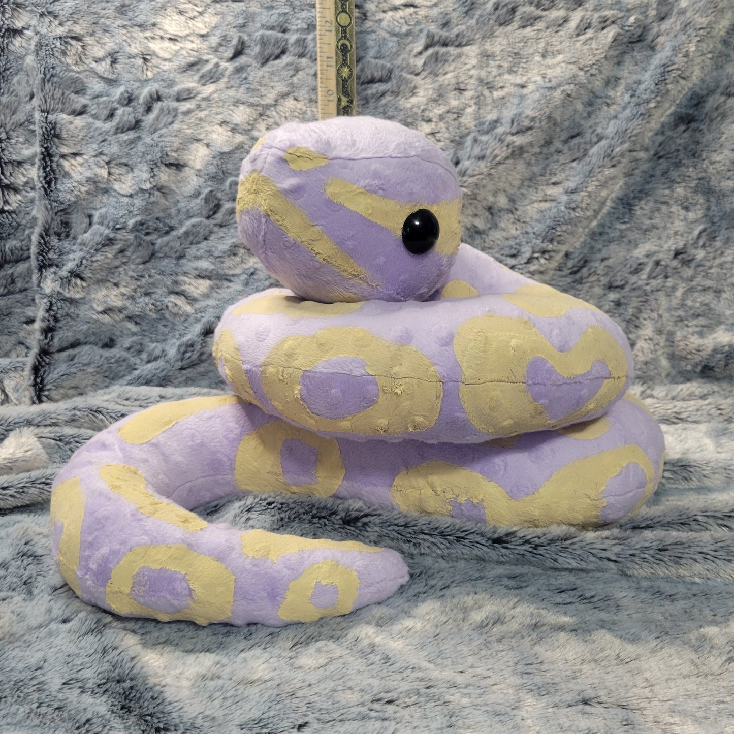Jumbo Pastel Purple and Cream Spotted Snake
