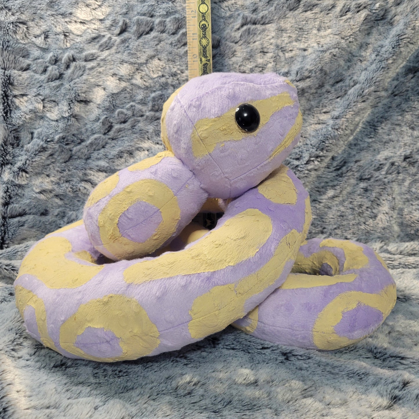 Jumbo Pastel Purple and Cream Spotted Snake