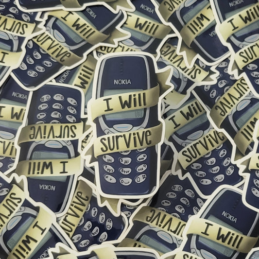 I will Survive 90's Phone Sticker