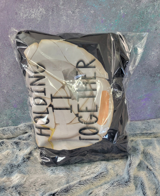 $50 I'm Holding it Together broken plate Tote bag MYSTERY Bundle PLUSHIE GUARENTEED (size SM)